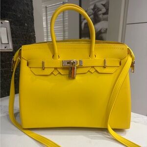 Yellow Designer Handbag